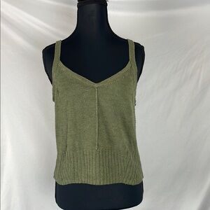 Cute Olive Green Sweater Tank